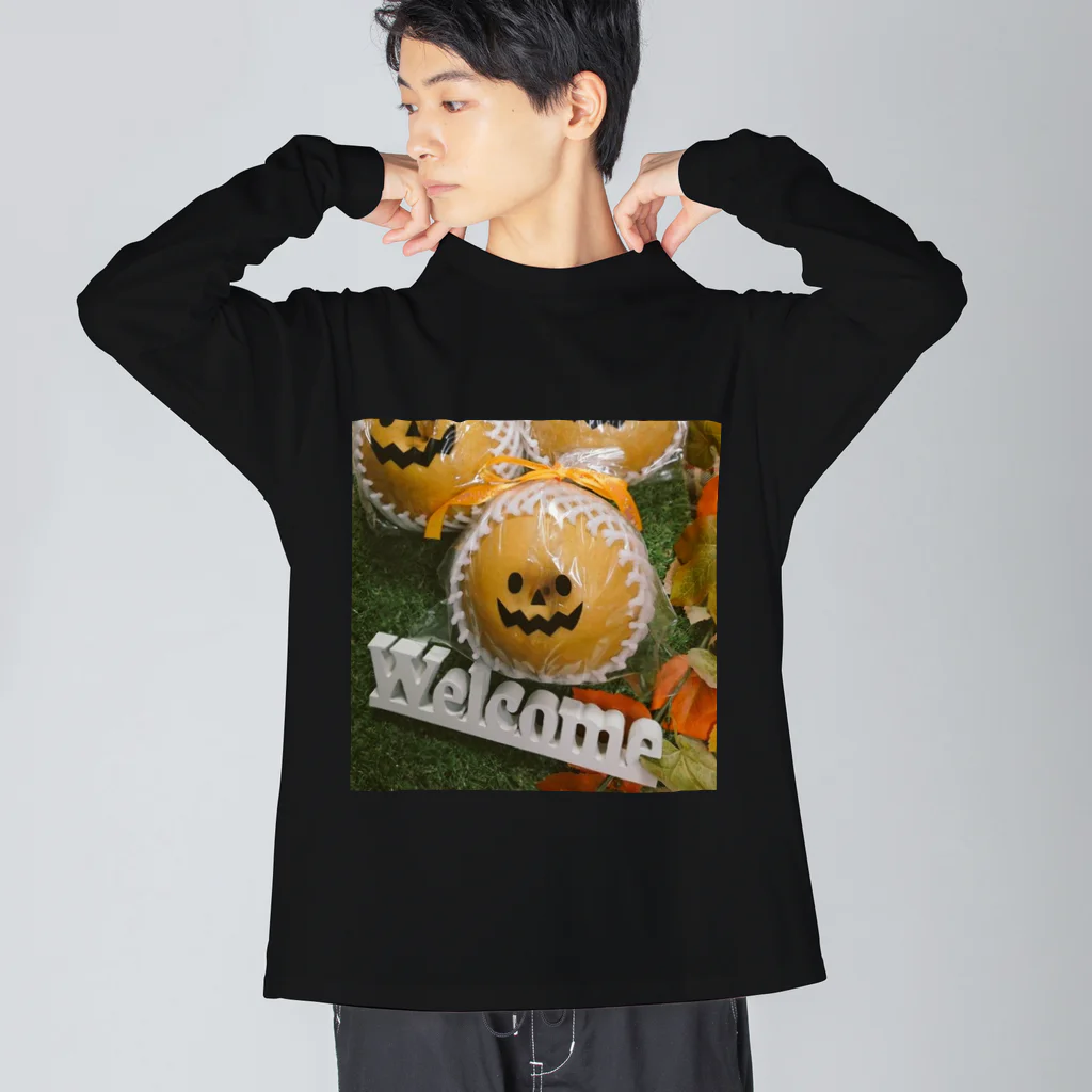 カネイシ農園◆日田市の梨のジャック・オー・ランタン Big Long Sleeve T-Shirt