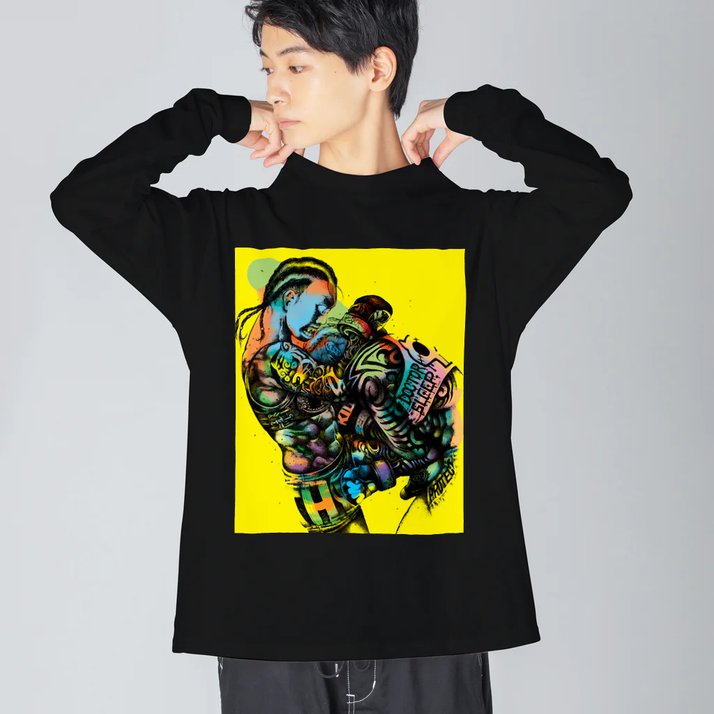 月が輝くこんな夜にの膝 Big Long Sleeve T-Shirt