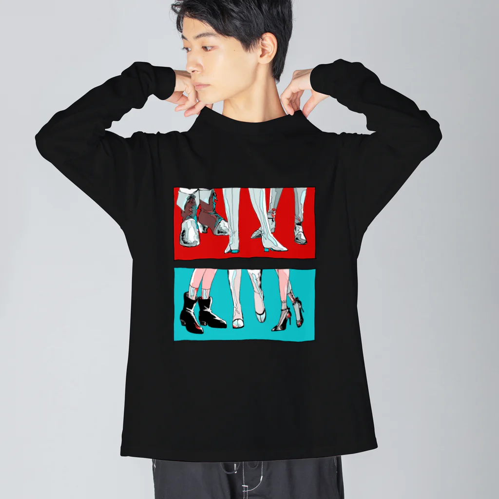 トトランドの6人(黒用) Big Long Sleeve T-Shirt