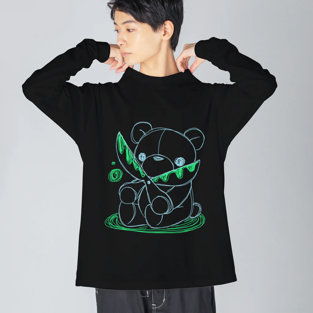 みゃい🧸🐾のはさみくみゃ ビッグシルエットロングスリーブTシャツ