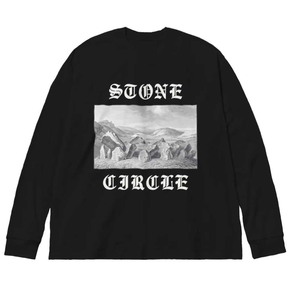 Parallel Imaginary Gift ShopのStone Circle ビッグシルエットロングスリーブTシャツ