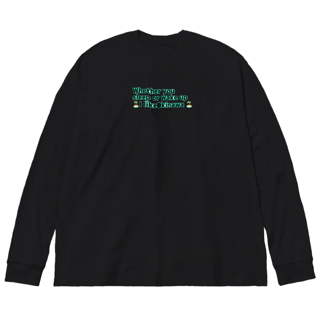 沖縄大好きシーサーちゃんの沖縄アイランドClub Big Long Sleeve T-Shirt