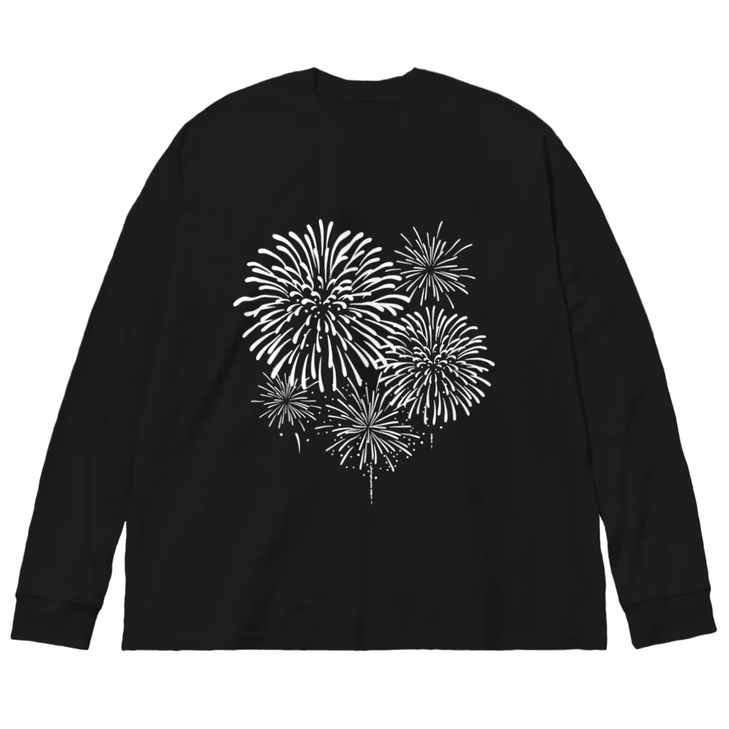 nakamaru商店のFIREWORKS ビッグシルエットロングスリーブTシャツ