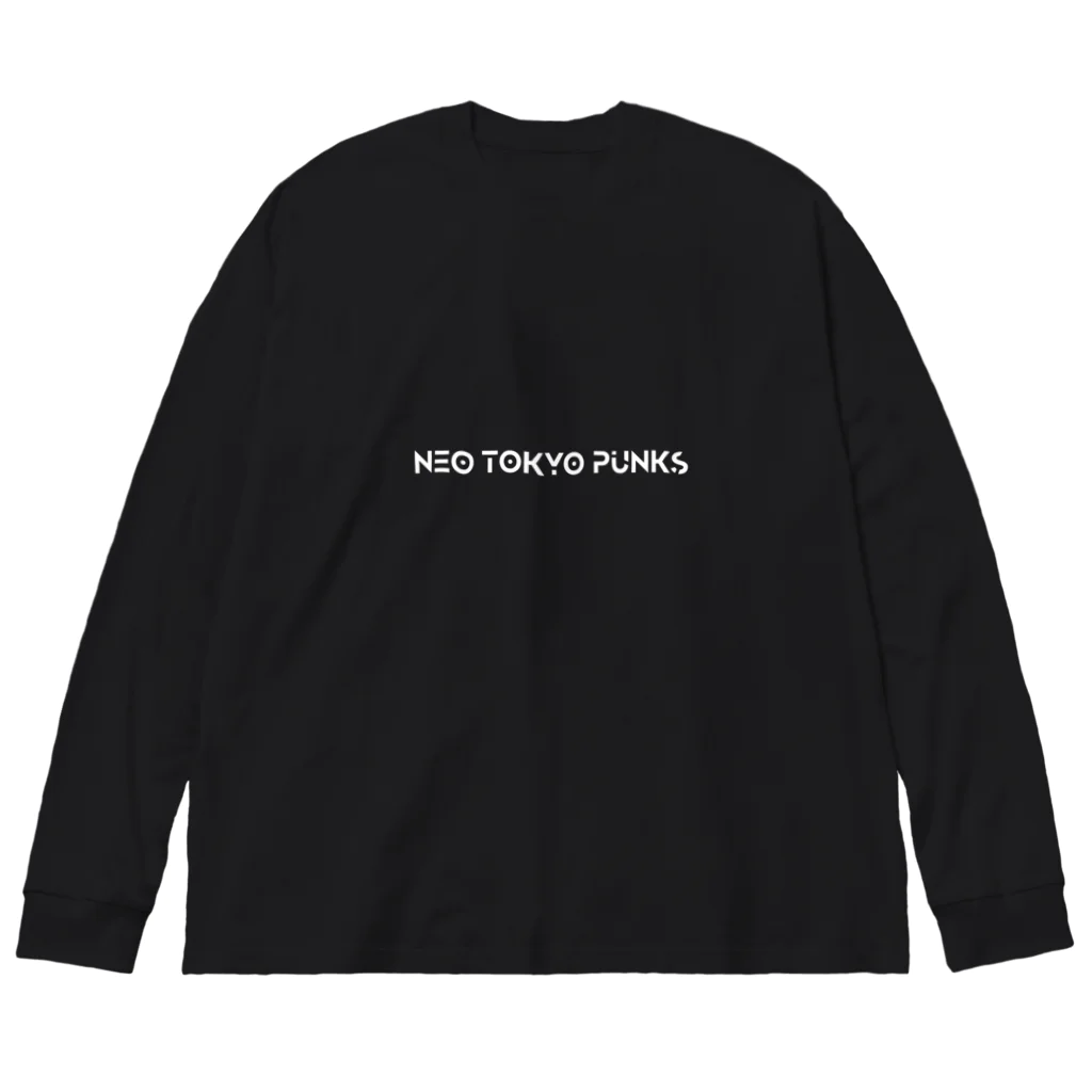 W-MINDのNeoTokyoPunks×W-MIND（文字付き） Big Long Sleeve T-Shirt