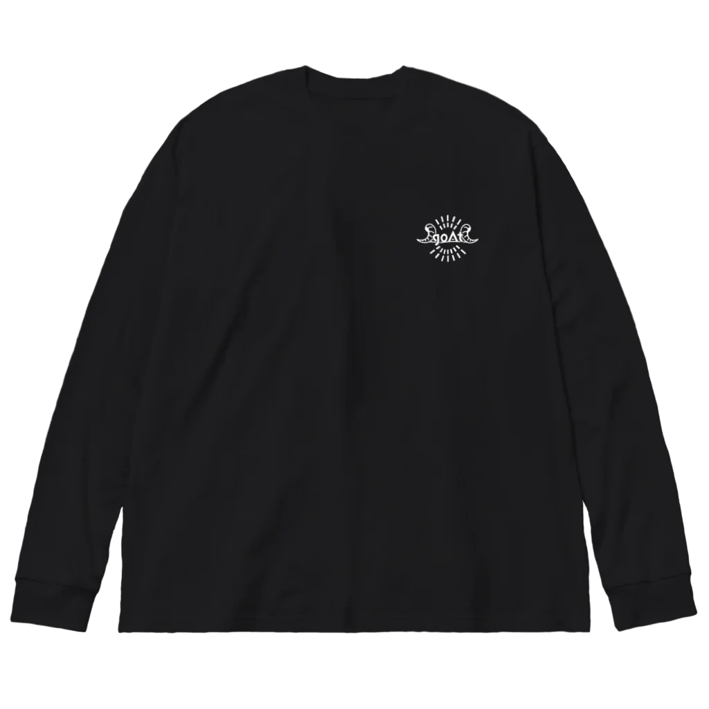 goAtのgoAtオリジナルグッズ：ブラック Big Long Sleeve T-Shirt