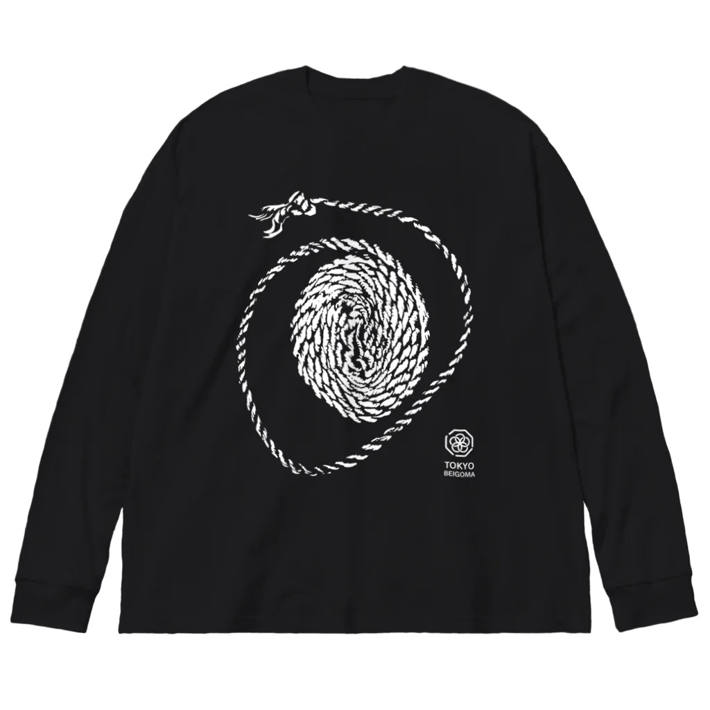 東京ベーゴマのBeautiful Swirl ビッグシルエットロングスリーブTシャツ