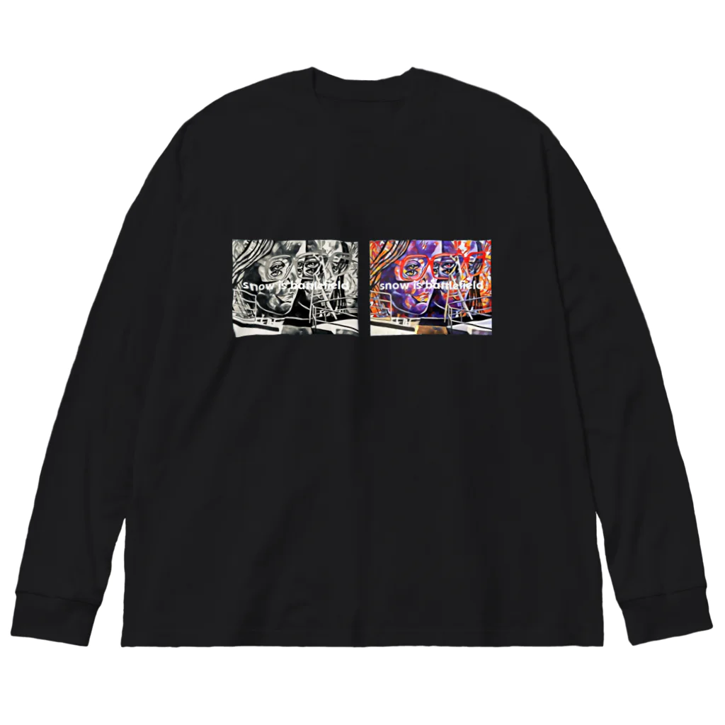 ...is battlefieldのIBF long sleeve T Big Long Sleeve T-Shirt