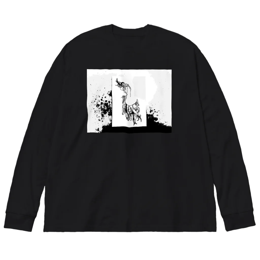 NATSUYA TAKASAKIのRIGHT SIDE  Big Long Sleeve T-Shirt