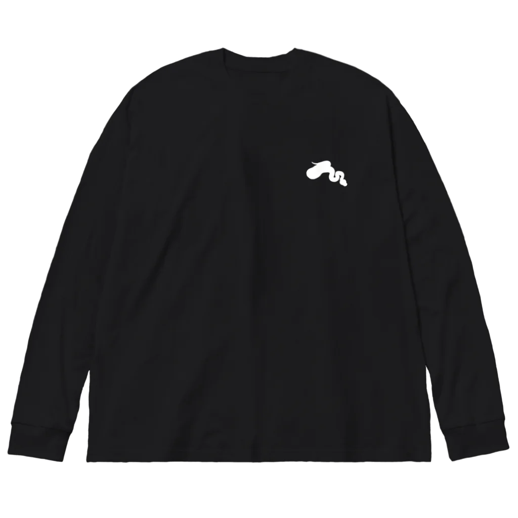 Basic はるの海外バンドT風ボールパイソン Big Long Sleeve T-Shirt