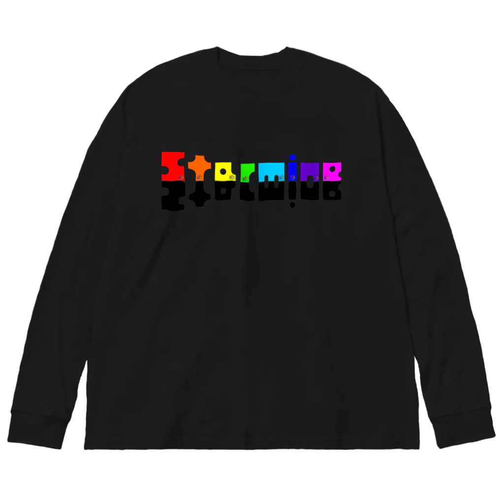 Starmine storeの【Starmine】 KIKORI Neon color  ビッグシルエットロングスリーブTシャツ