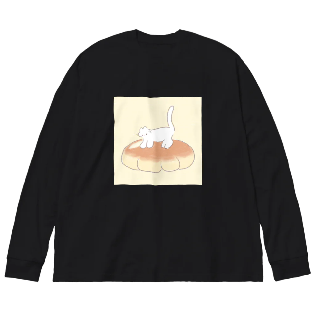 ときえだ みずきのクリームパンとねこ Big Long Sleeve T-Shirt