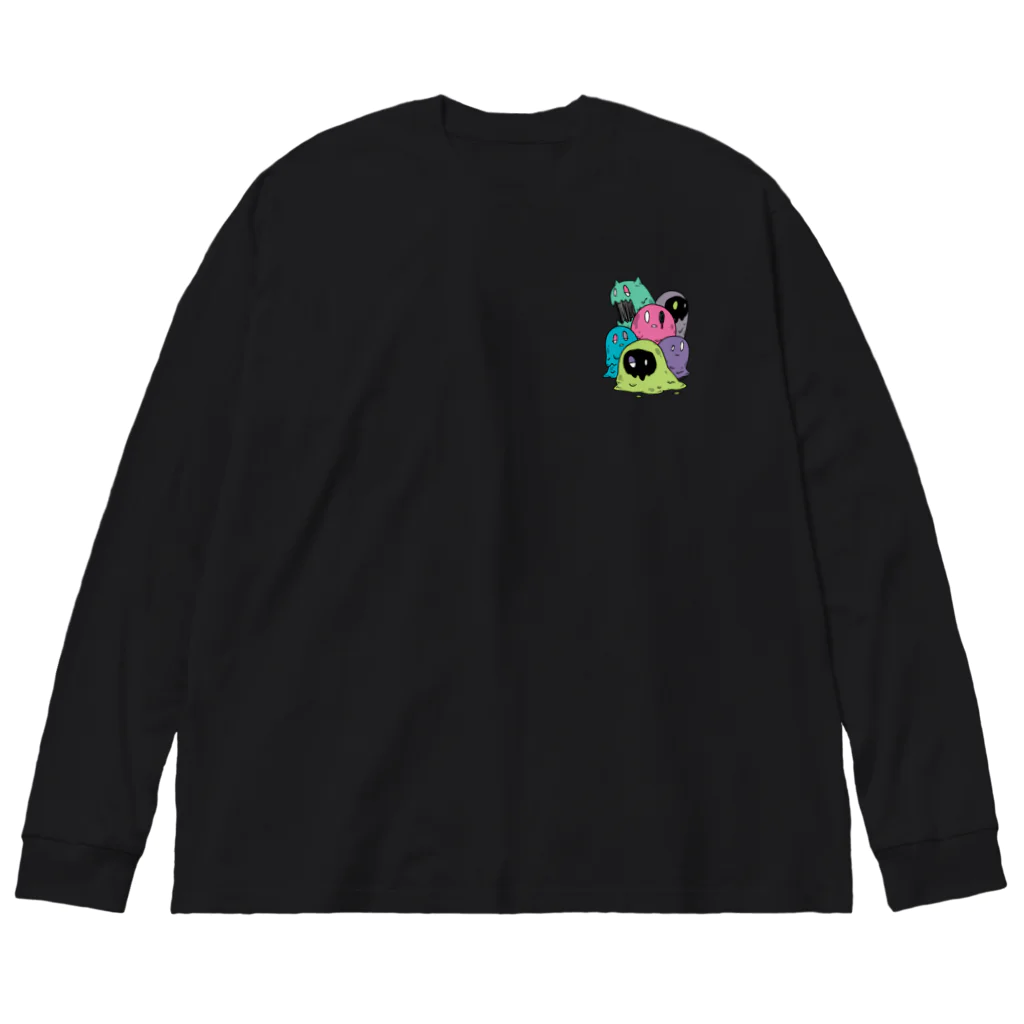 ティダのモンスターいっぱい Big Long Sleeve T-Shirt