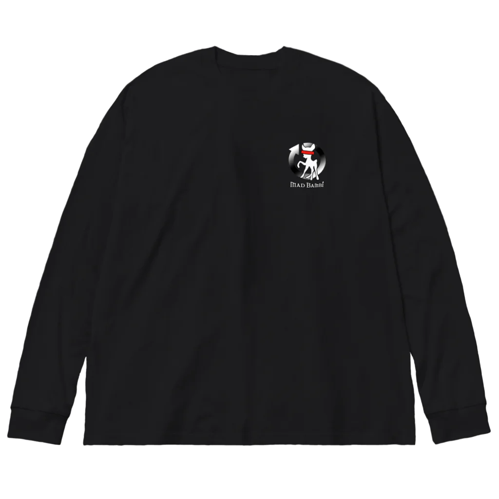 MAD BAMBIのMad Bambi Newロゴ Big Long Sleeve T-Shirt