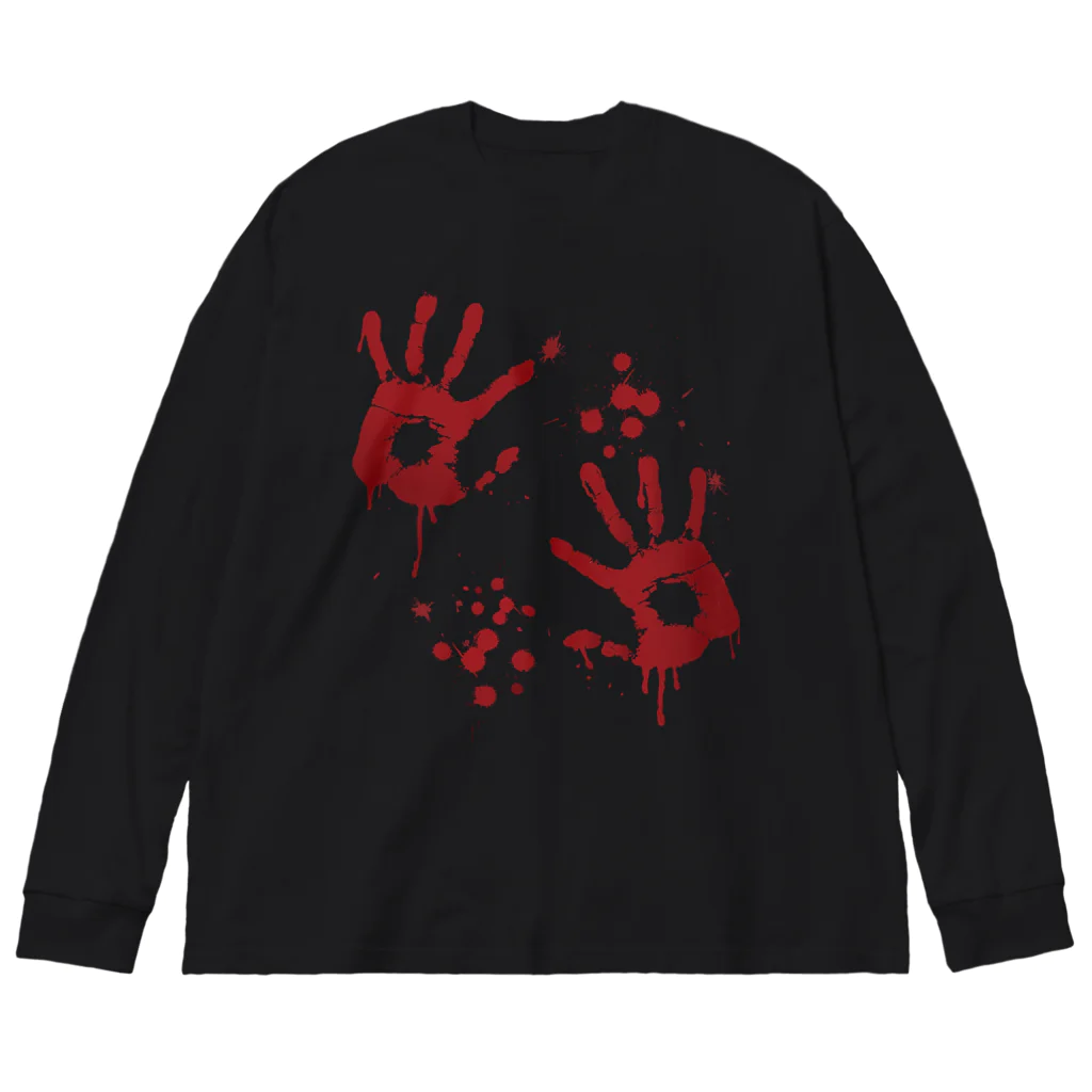 ユメデマデの恐怖の手形 ビッグシルエットロングスリーブTシャツ