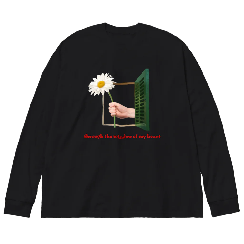 だっくのcollageart storeのμargaret Big Long Sleeve T-Shirt