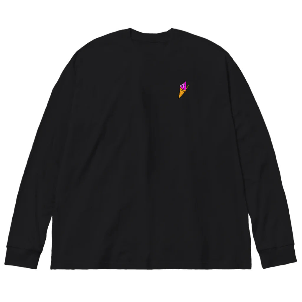 おーえのっくのジェラート好きの為の Big Long Sleeve T-Shirt