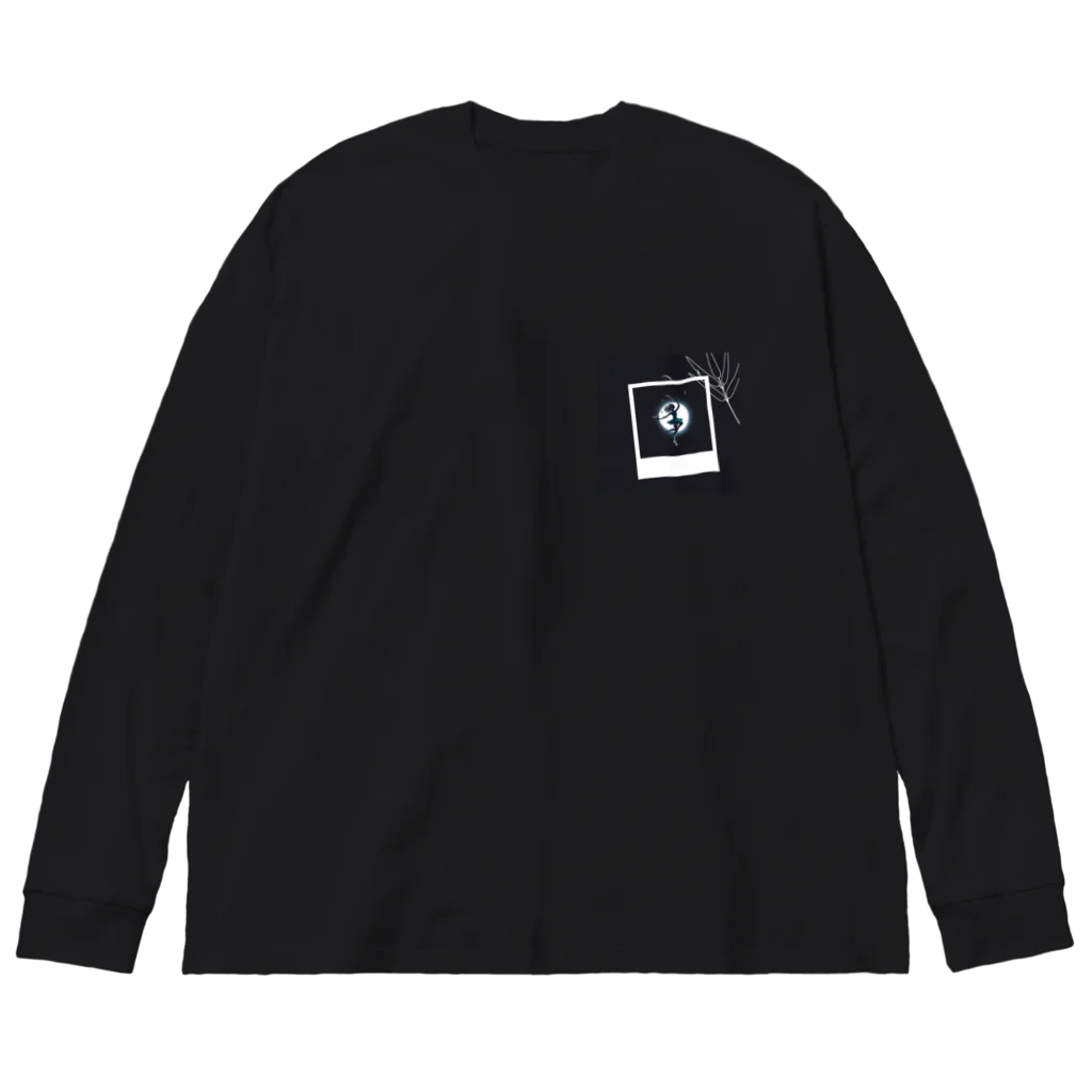 aoimocoのラブあんどピースで生きる子　photo Big Long Sleeve T-Shirt