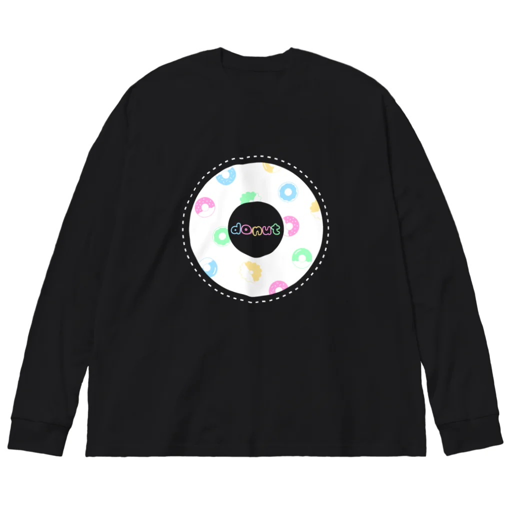 ぱるちゃのdonut(ドーナツ)カラフルver. Big Long Sleeve T-Shirt