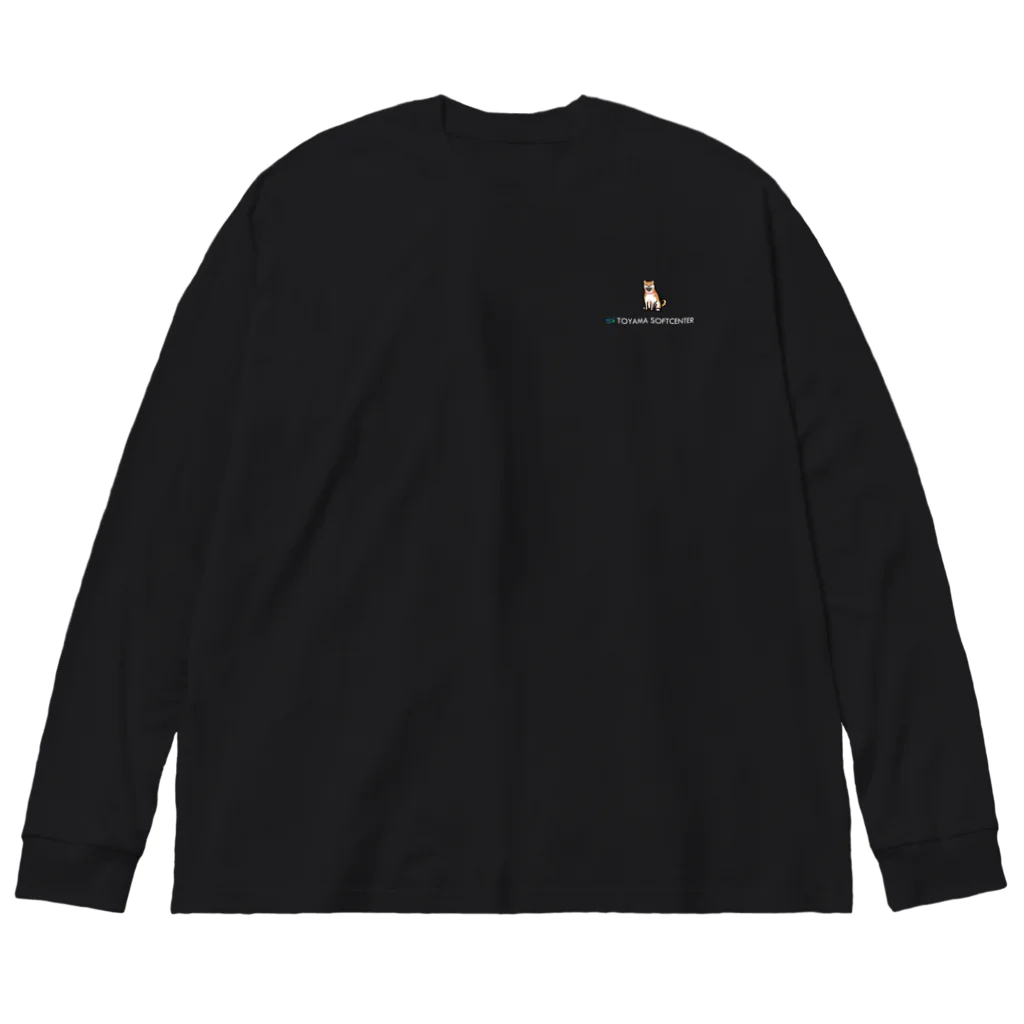 とやまソフトセンターの柴と軽トラ（前後レトロポップ①）by kayaman Big Long Sleeve T-Shirt