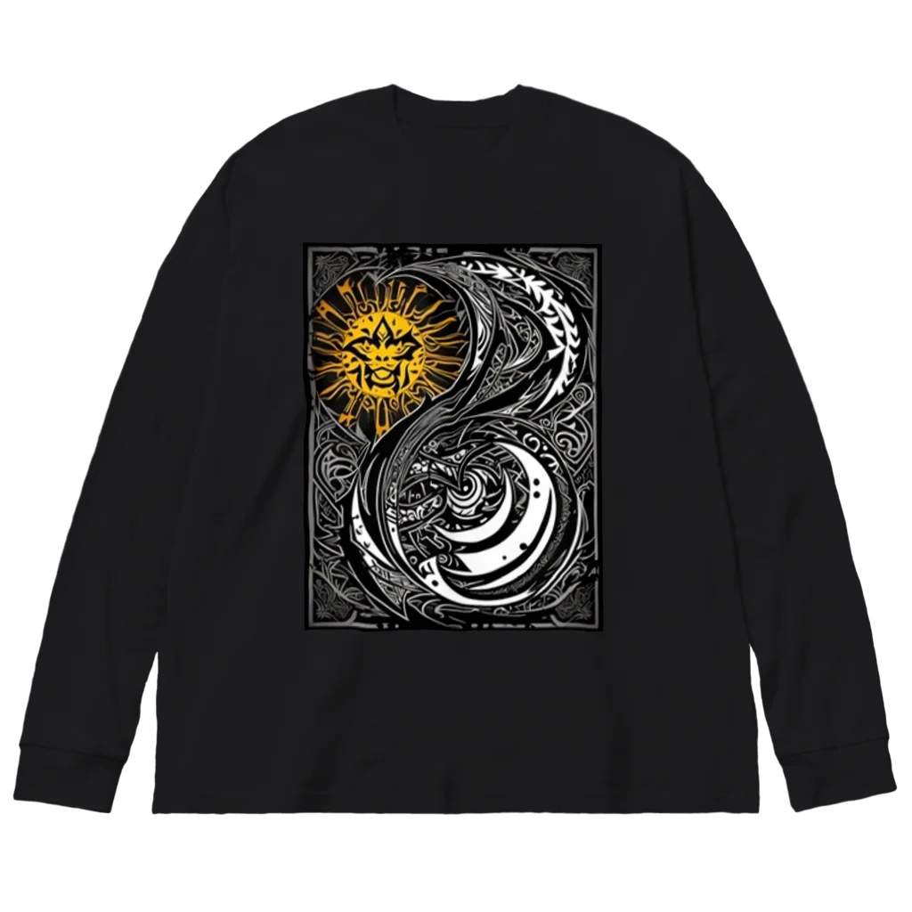 artifact -アーティファクト-のSun＆Moon  Big Long Sleeve T-Shirt