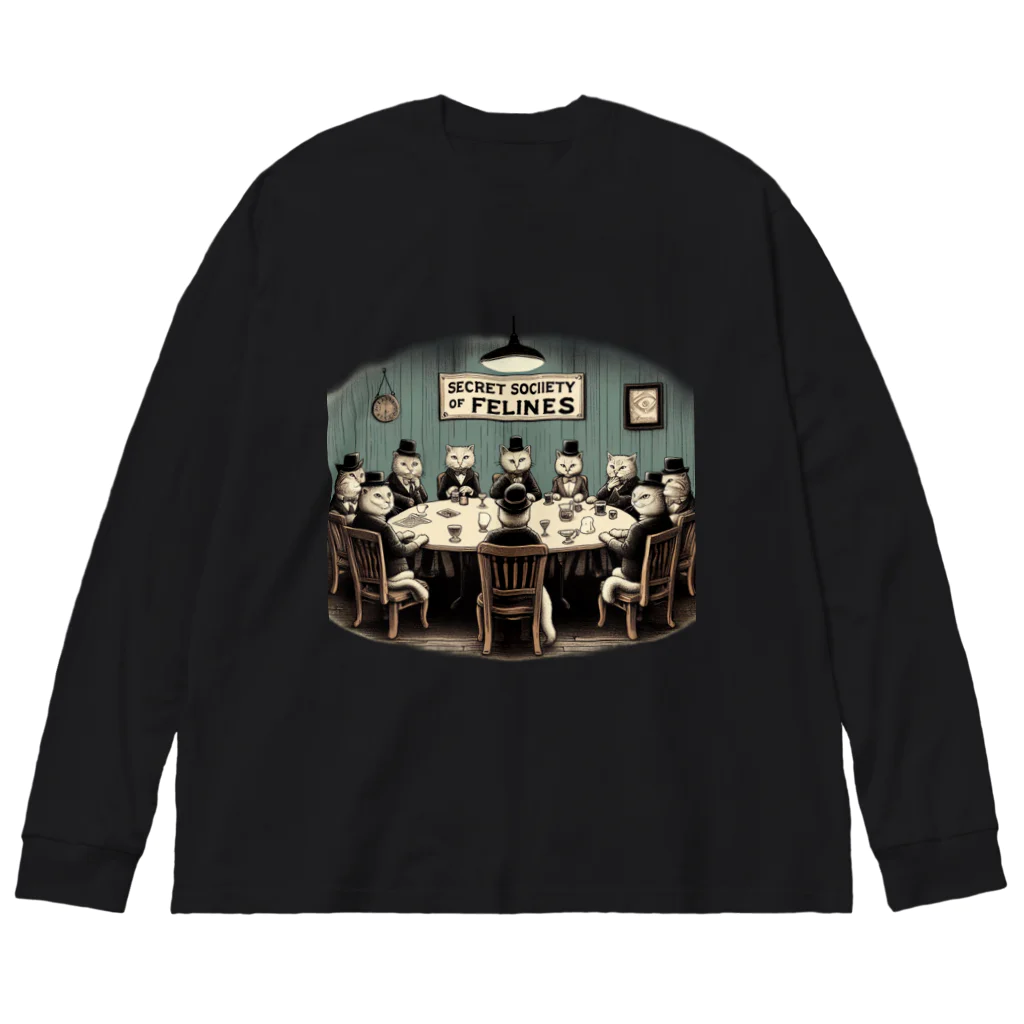 zaisuのネコの密会 Big Long Sleeve T-Shirt