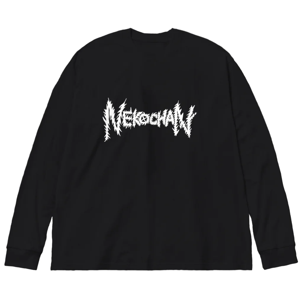 サトシ最悪の配信者のNEKOCHAN Graffiti (ホワイト) Big Long Sleeve T-Shirt