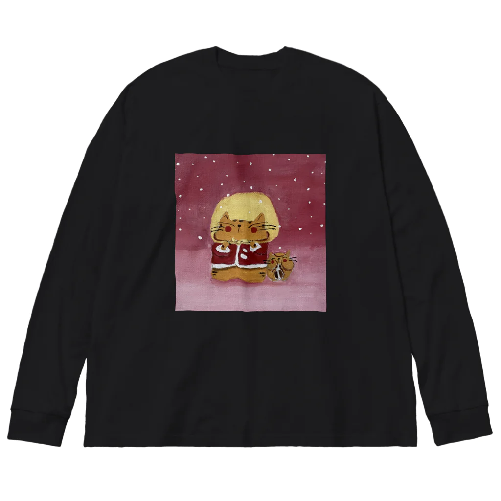 みゆ左衛門のサンタさんのお手伝い Big Long Sleeve T-Shirt