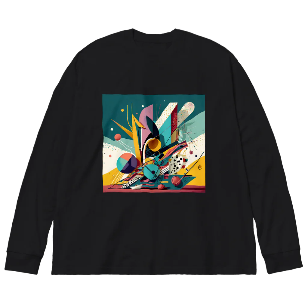 のんびりアート工房のガラクタアート Big Long Sleeve T-Shirt