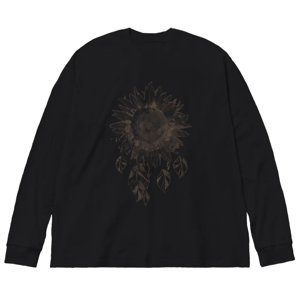 ダメうさリーモのRe : Place in the sun (2023 winter ver) ビッグシルエットロングスリーブTシャツ