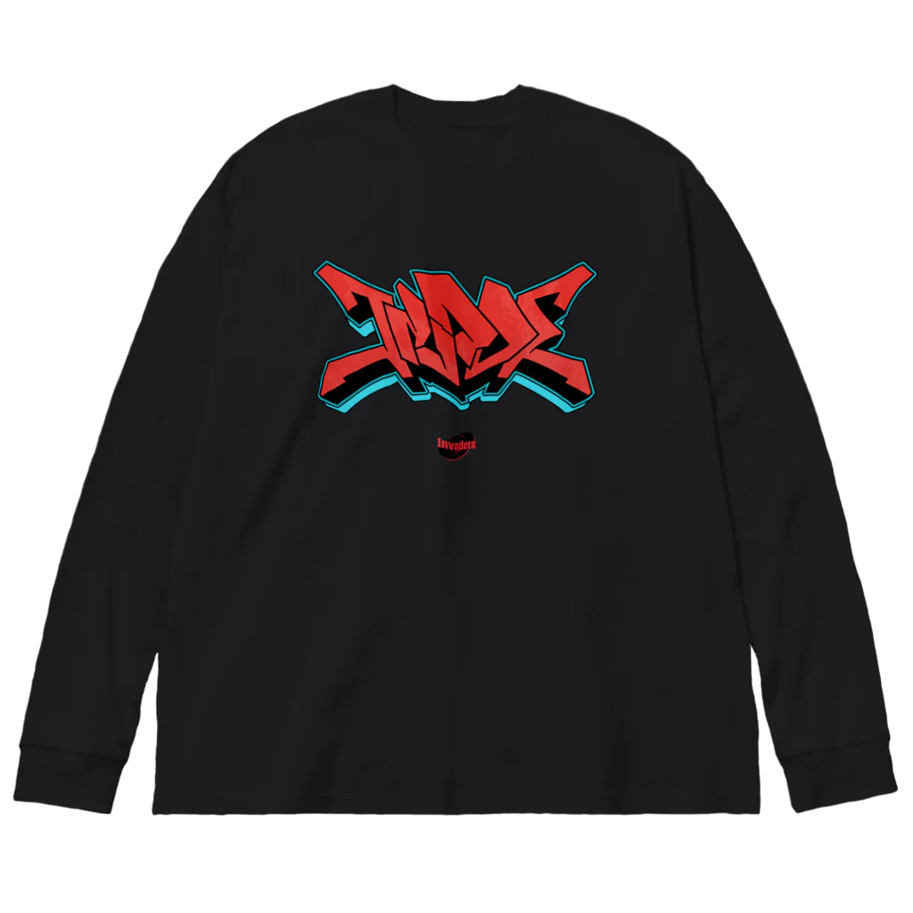 InvadersのGRAFF "INVADE"(WITH INVA_TAM) ビッグシルエットロングスリーブTシャツ