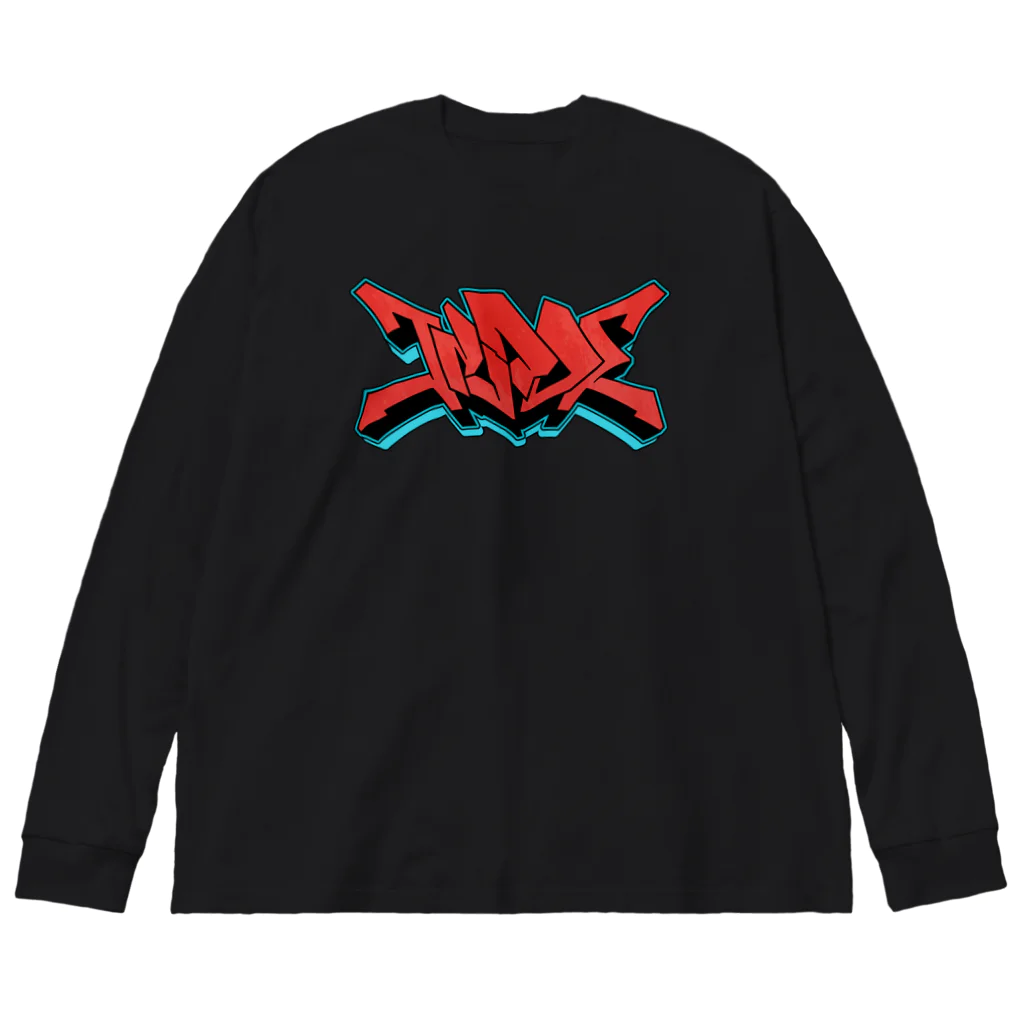 InvadersのGRAFF "INVADE"(GRAFF ONLY) ビッグシルエットロングスリーブTシャツ