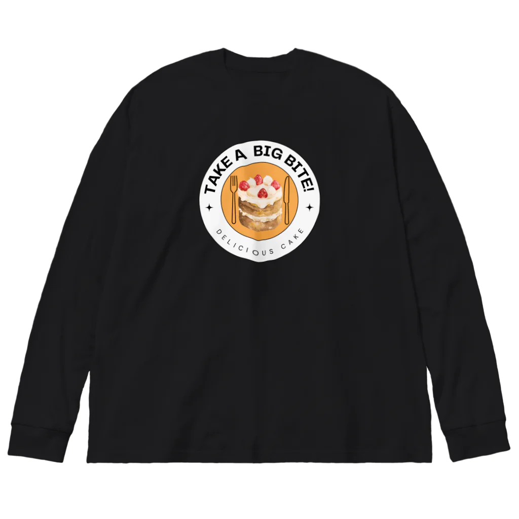 non0630のおいしいケーキをガブっと食べよう！ Big Long Sleeve T-Shirt