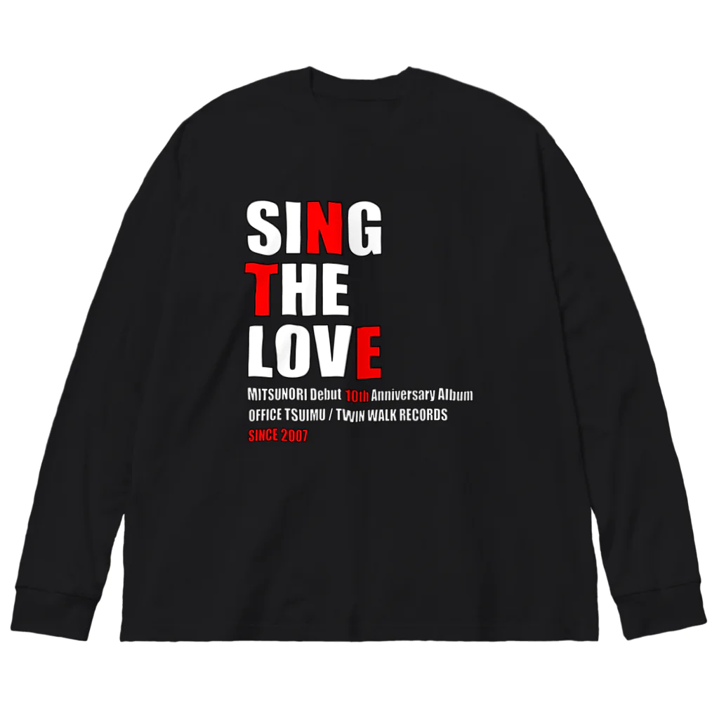 MITSUNORI OFFICIAL SHOPのMITSUNORI デビュー10周年記念デザイン Big Long Sleeve T-Shirt