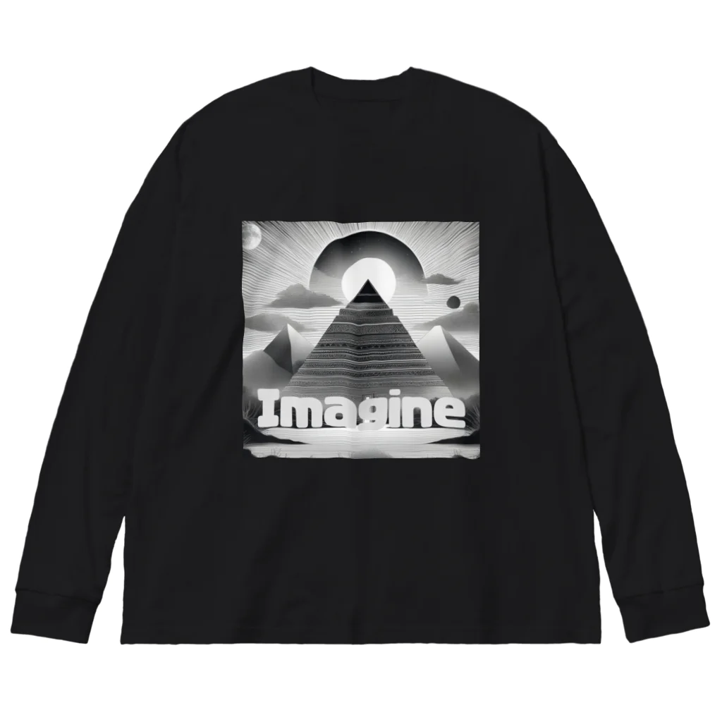 MOONのImagineシリーズ３ Big Long Sleeve T-Shirt