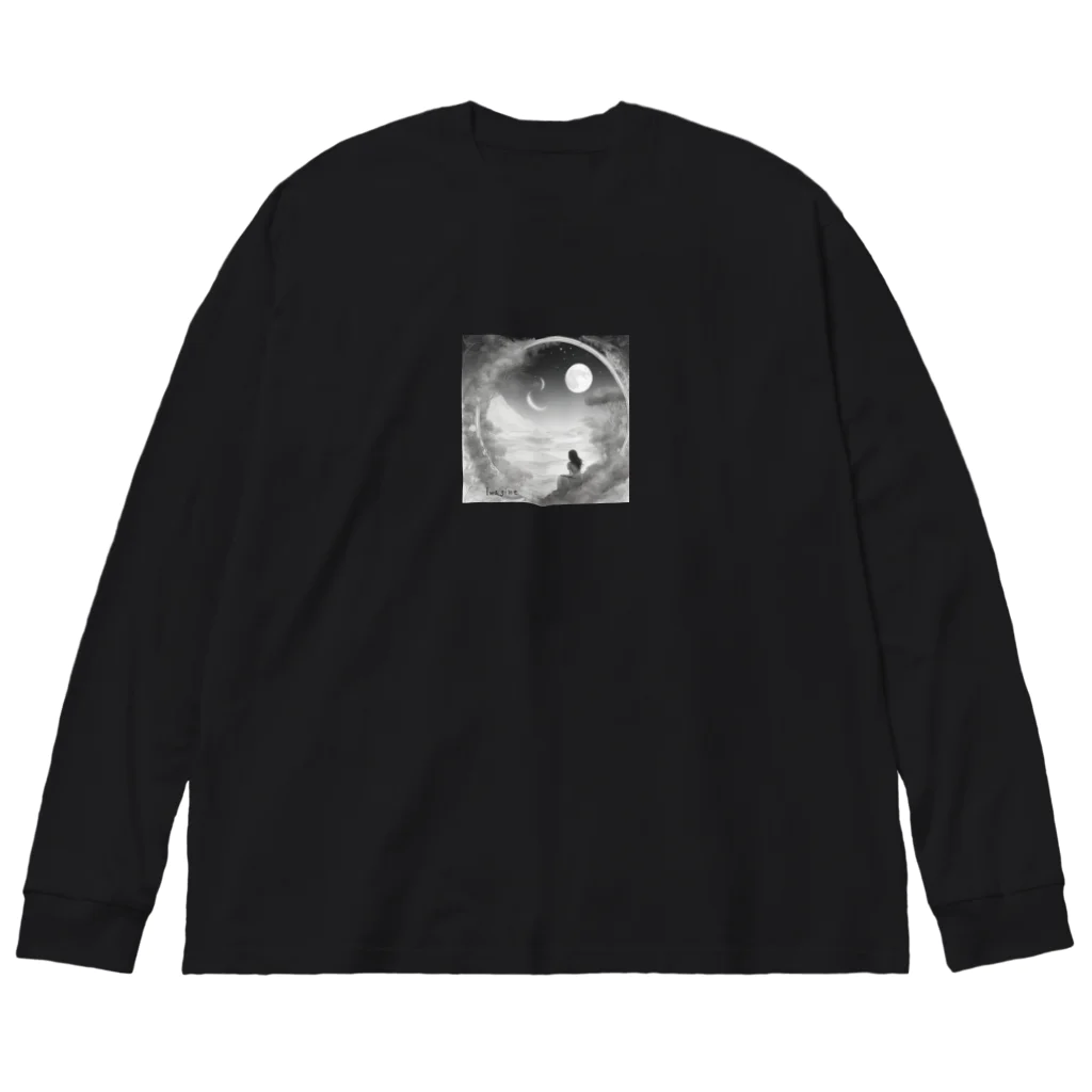 MOONのImagine　moonシリーズ１ Big Long Sleeve T-Shirt