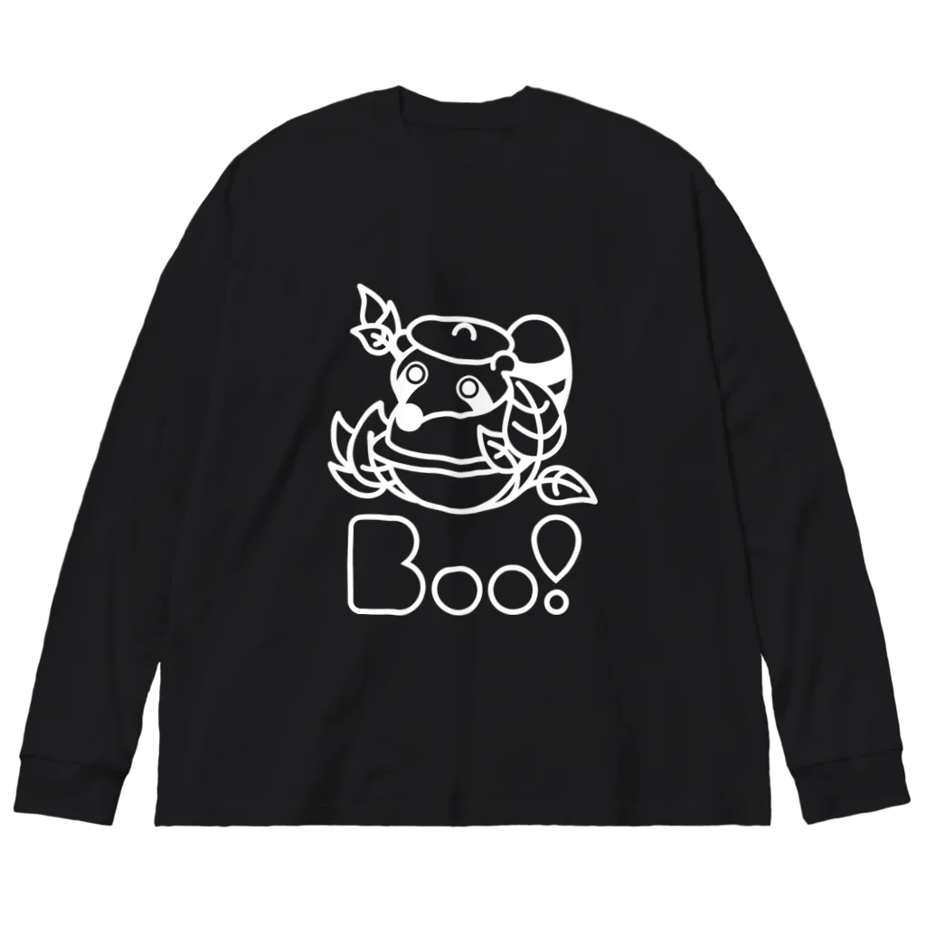 Boo!のBoo!(ぶんぶくちゃがま) Big Long Sleeve T-Shirt