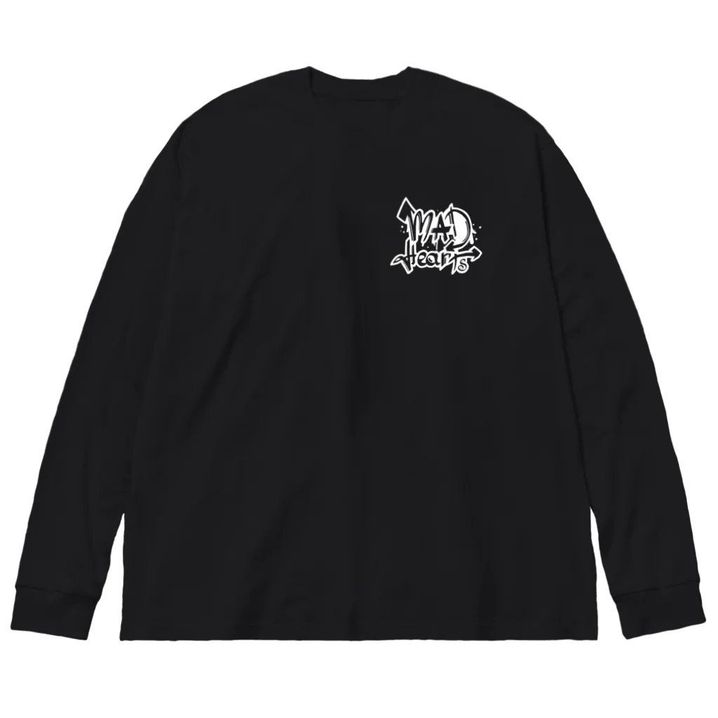 MAD Heartsの無名shark Big Long Sleeve T-Shirt