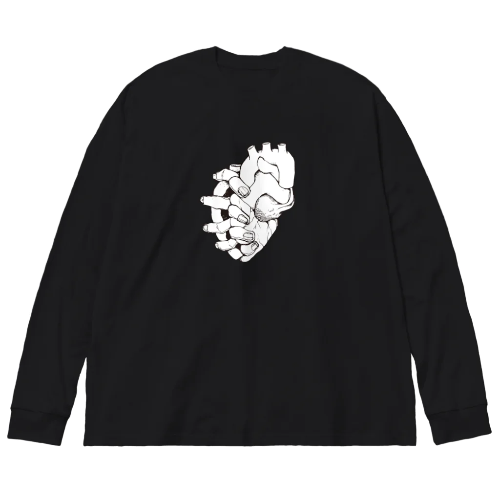 NATSUYA TAKASAKIのMy heart aches. ビッグシルエットロングスリーブTシャツ