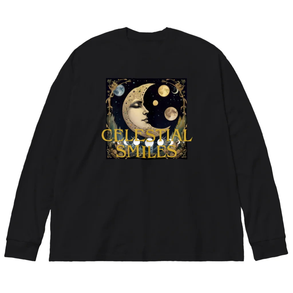 Mellow-Skyの「Celestial Smiles（天空の微笑み）」 Big Long Sleeve T-Shirt