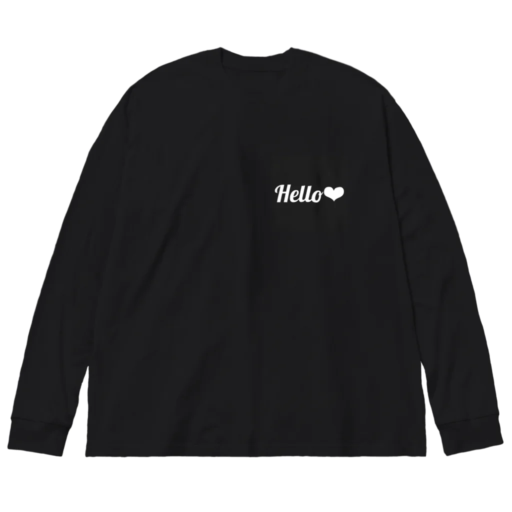 古着風作製所のHello❤︎ Big Long Sleeve T-Shirt