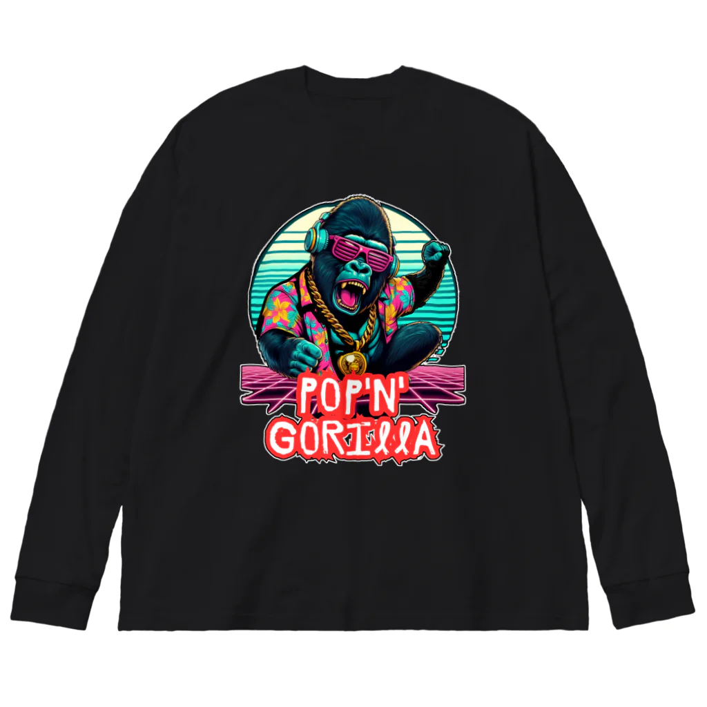 Donky Goriのポップンゴリラ5 Big Long Sleeve T-Shirt