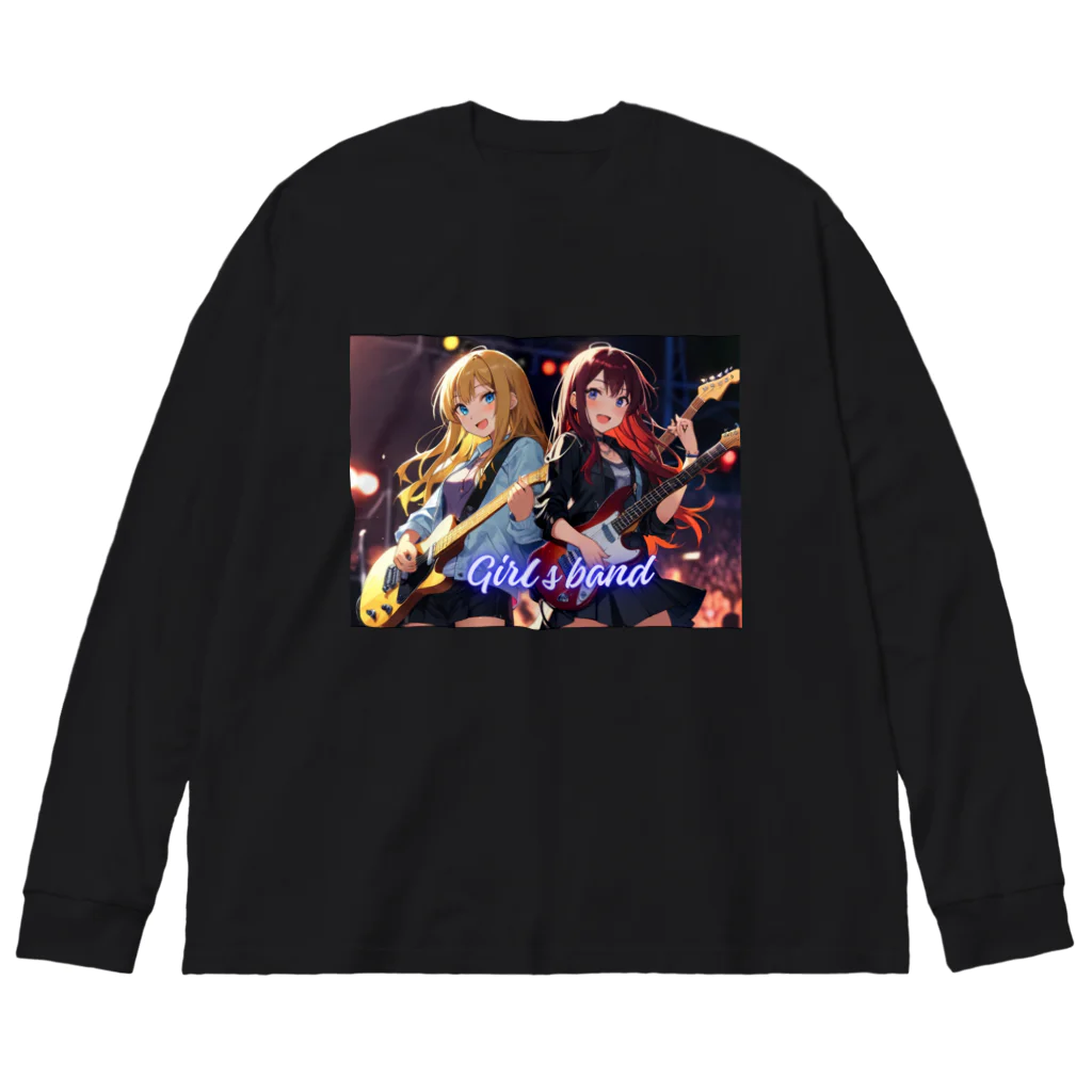 HokutoKenのガールズバンド！ Big Long Sleeve T-Shirt