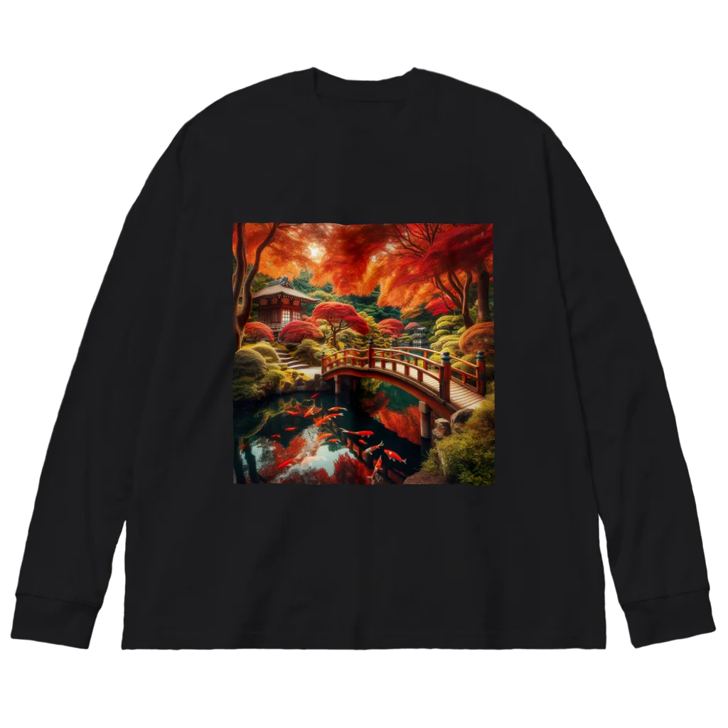 有栖の日本庭園2 Big Long Sleeve T-Shirt