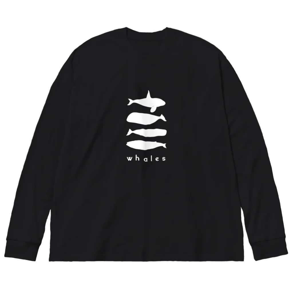 ななめやのwhalebone ビッグシルエットロングスリーブTシャツ