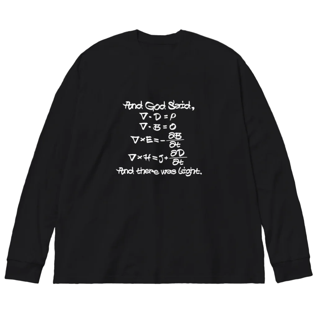 Bunny Robber GRPCのMaxwell's Equations Big Long Sleeve T-Shirt