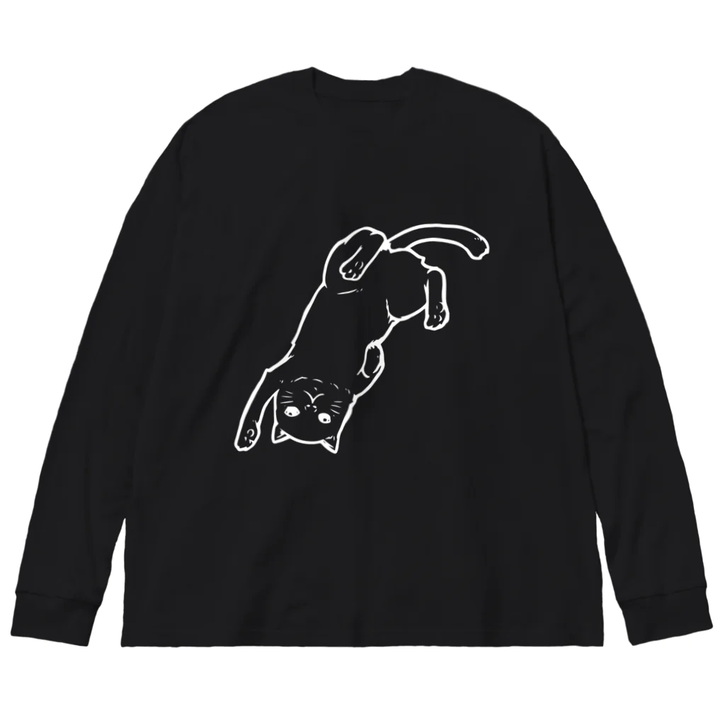 水道橋ですらのさかさ猫（しろぶち） Big Long Sleeve T-Shirt