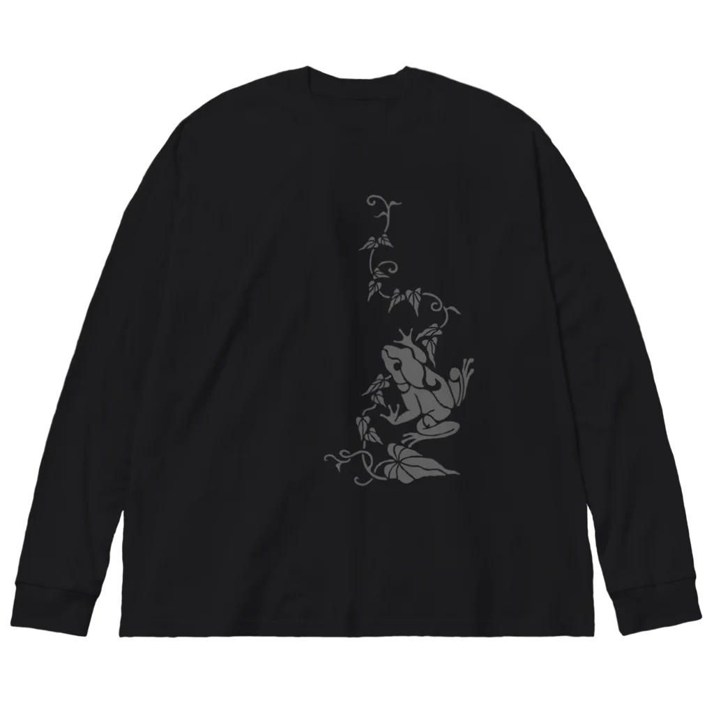 ツバメ堂の蔦とかえる Big Long Sleeve T-Shirt