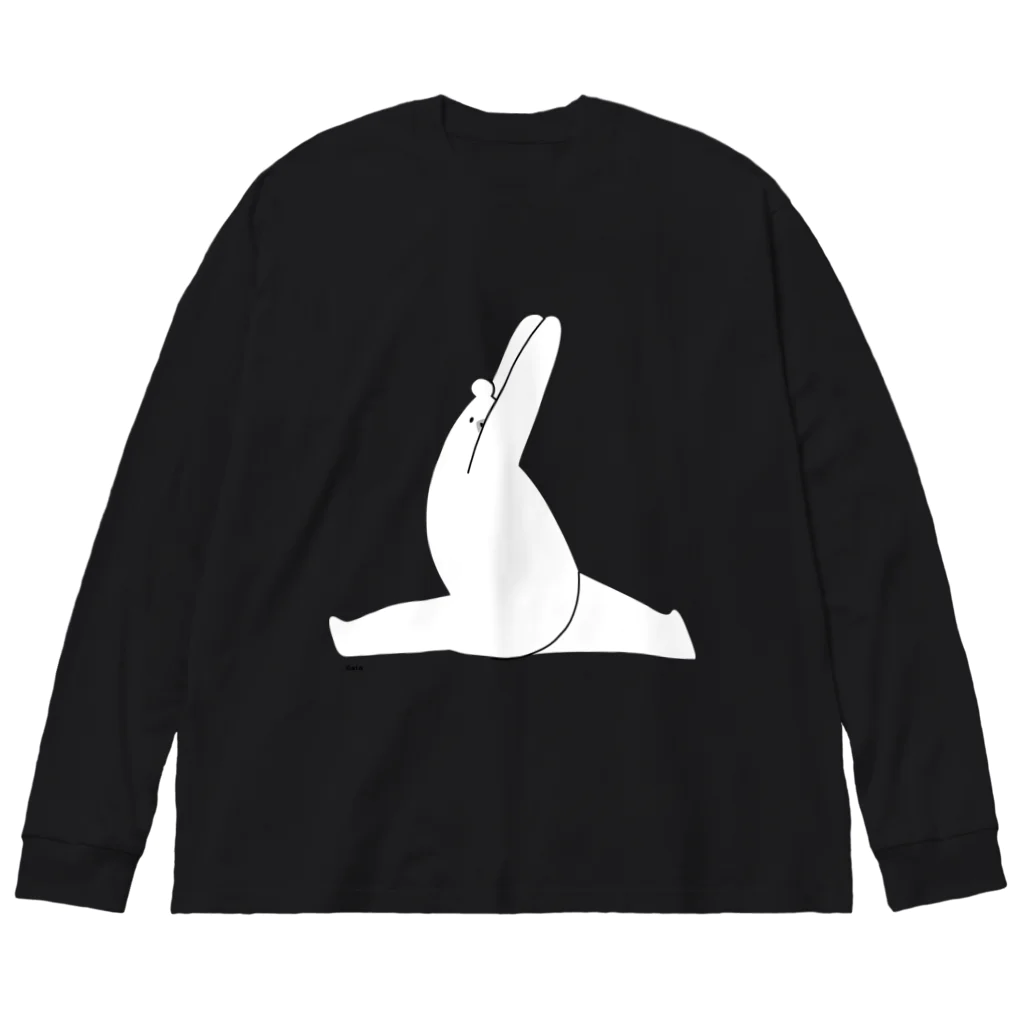 しろくま&ペンギン通信のしろくまヨガC Big Long Sleeve T-Shirt