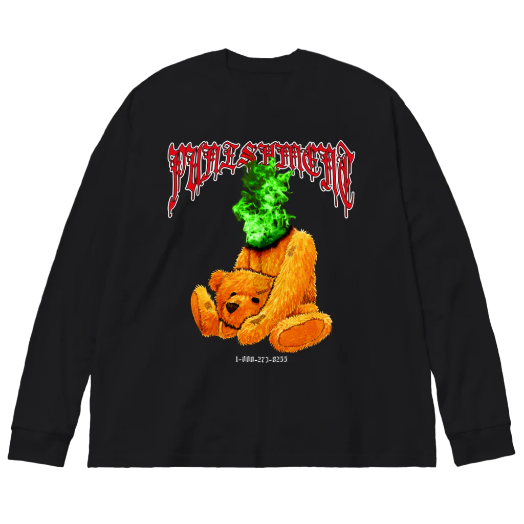 YOUJIN -ART GALLERY-のPUNISHMENT "BEAR" Big Long Sleeve T-Shirt