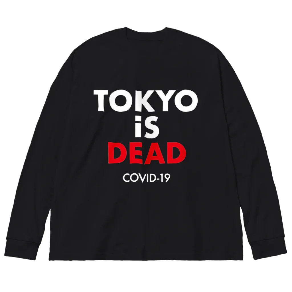 NIPPON DESIGNのTOKYO iS DEAD COVID-19 ビッグシルエットロングスリーブTシャツ